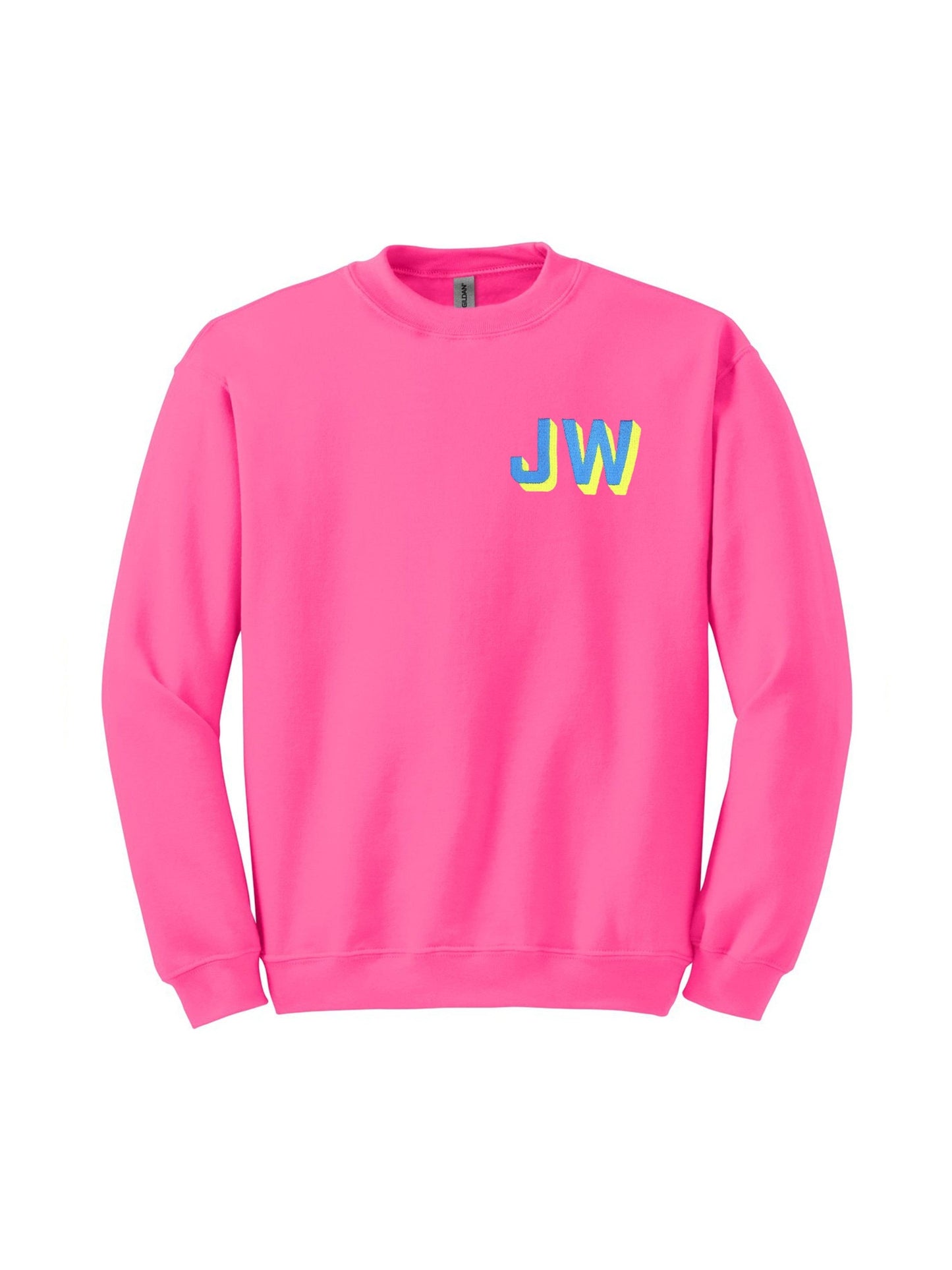 30A Neon Monogram Sweatshirt - Custom Embroidery