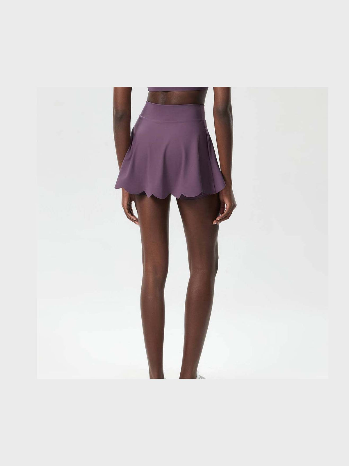 Wavy A-Line Tennis Skirt
