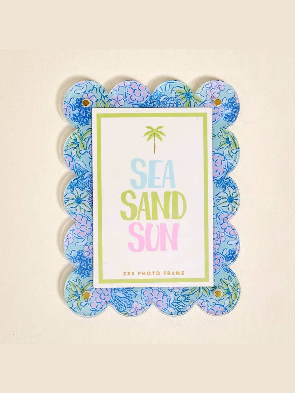 Mini Acrylic Picture Frame Magnet–Coastal Cove