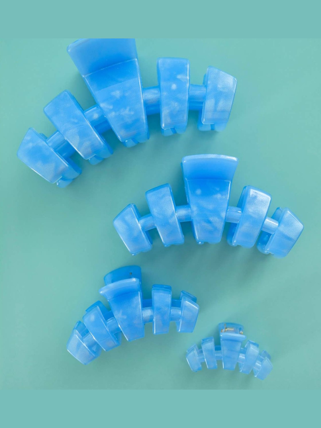 Classic Hair Clip | Tiny | Blue Lagoon