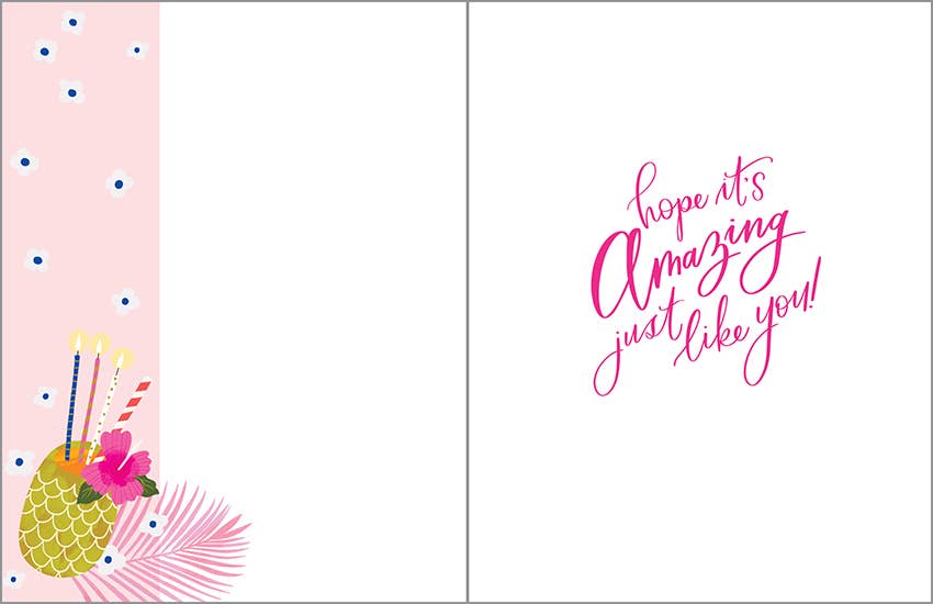 Birthday Card - Beach time