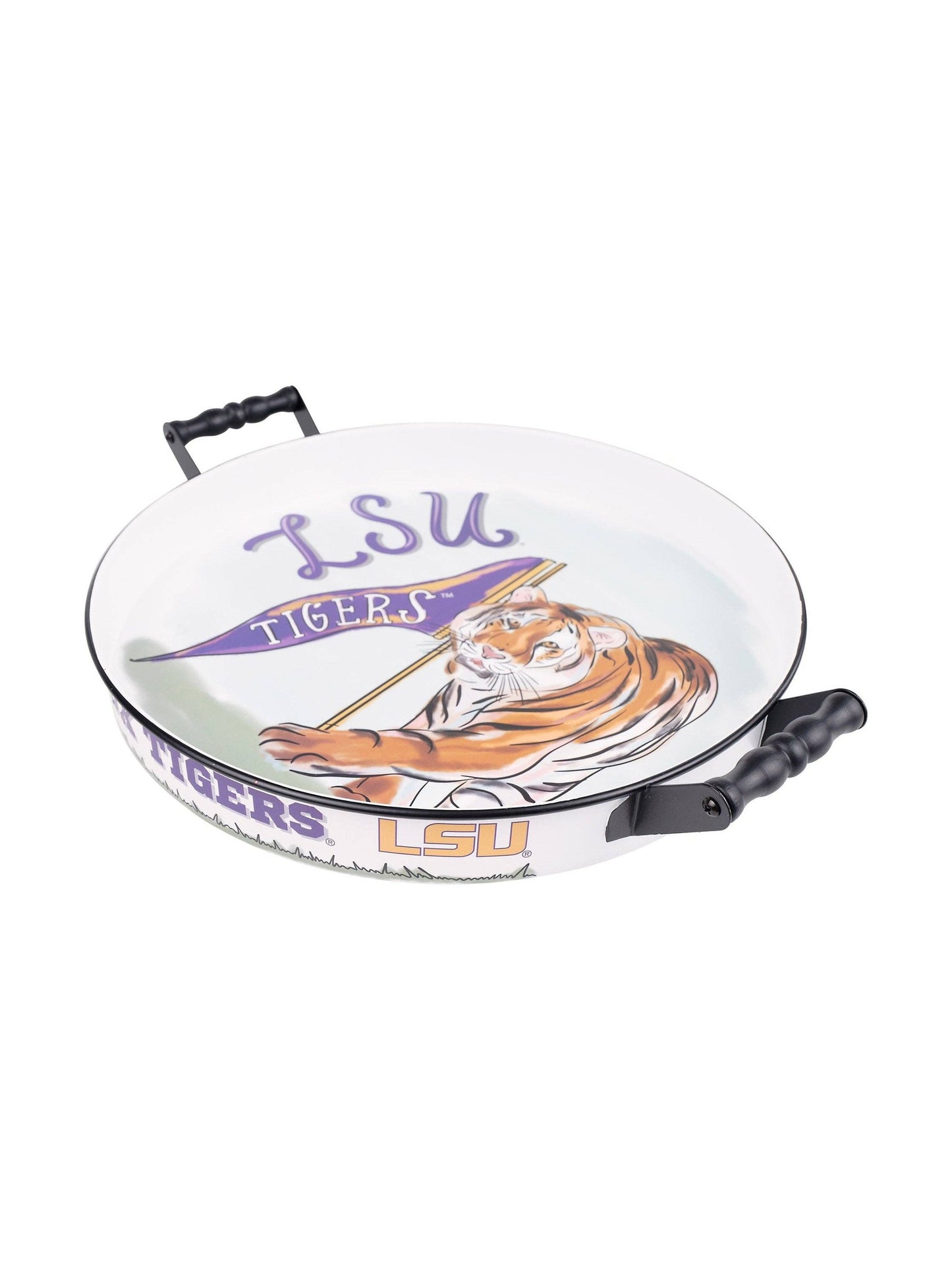 LSU Mascot Enamel Tray
