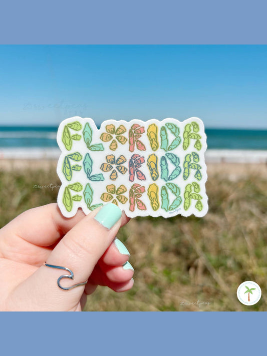 Florida Oyster Sticker, Florida Sticker