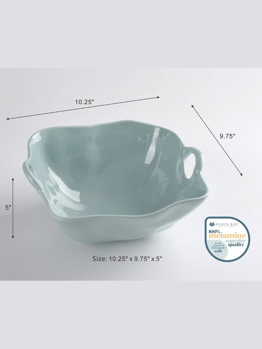 Melamine Large Bowl - Aqua