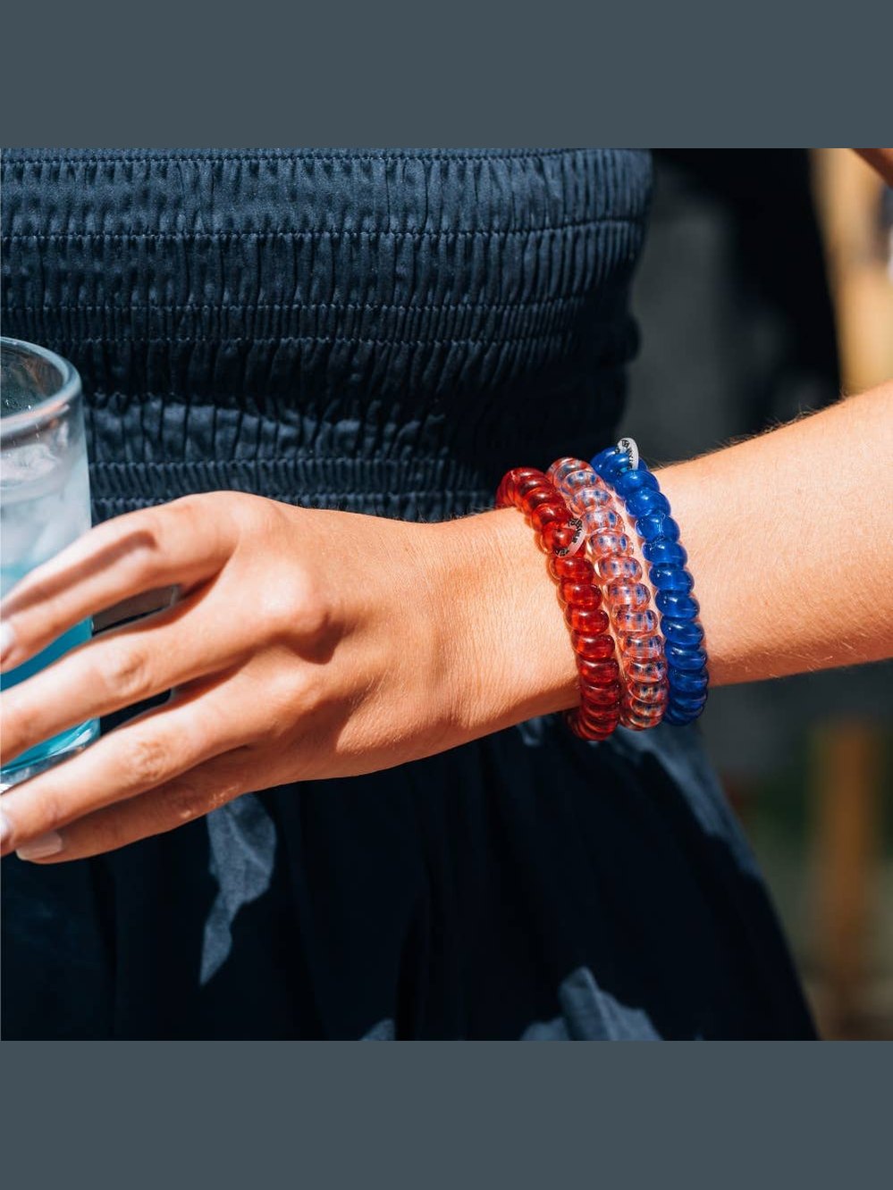Patriot Pop Large Hair Ties