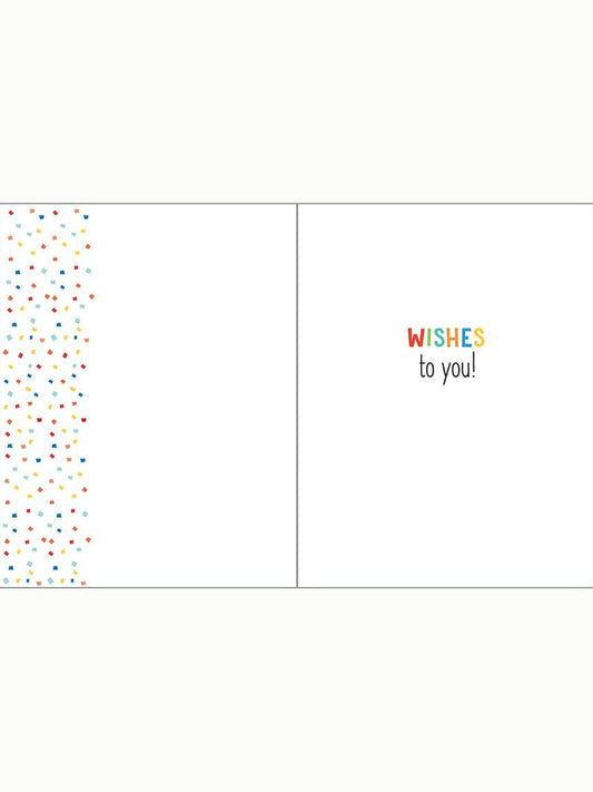 Birthday Greeting Card - Dot Cake
