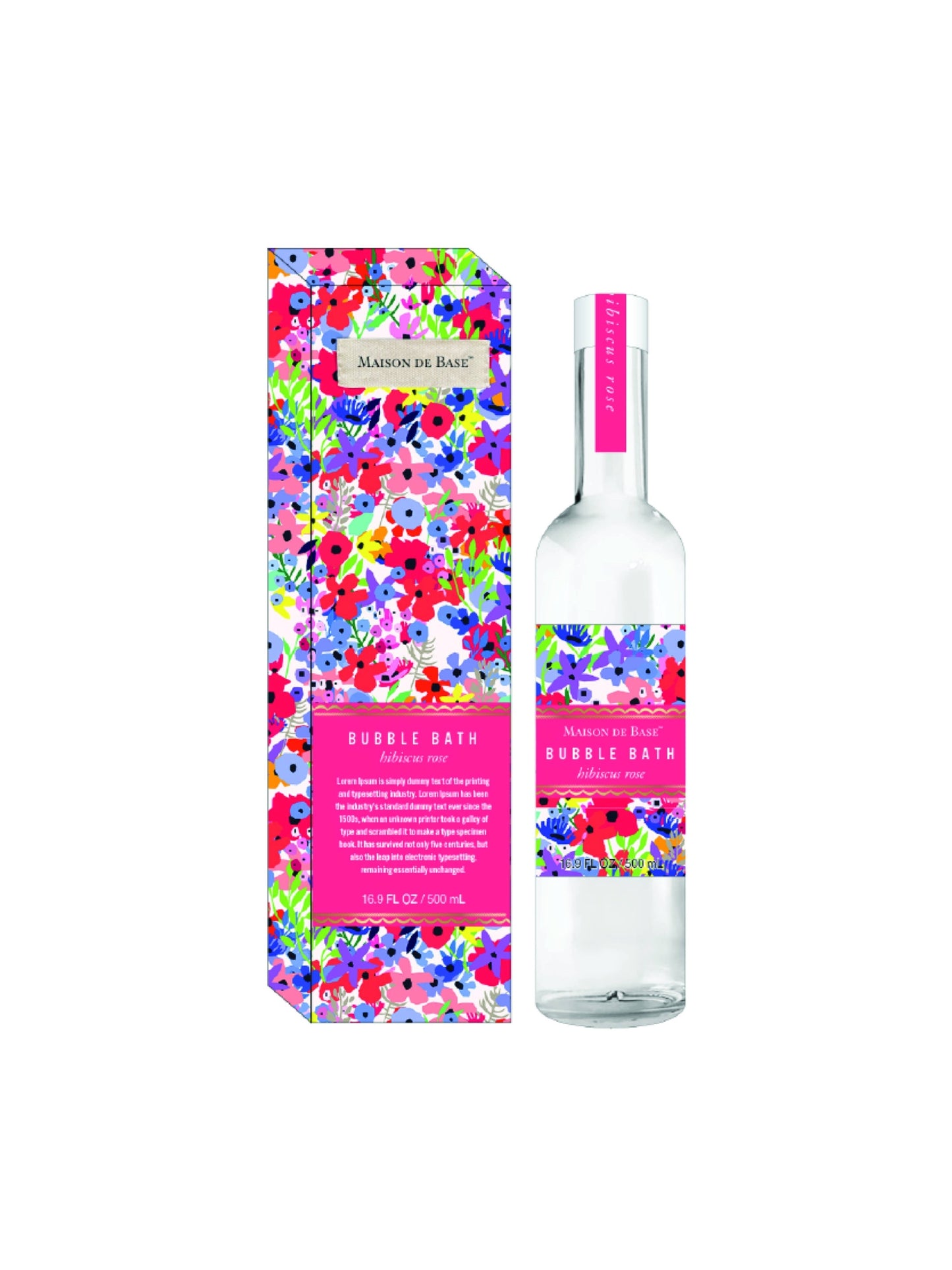 500ml Bubble Bath In Printed Box