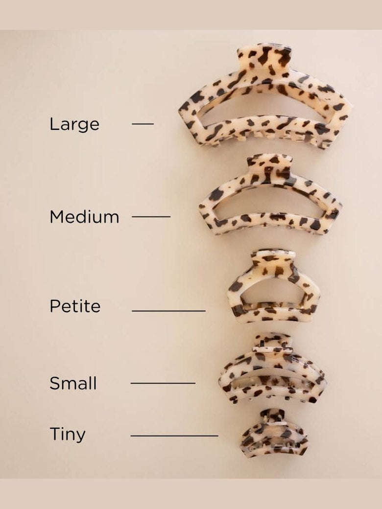 Open Blonde Tortoise | Petite | Hair Clip