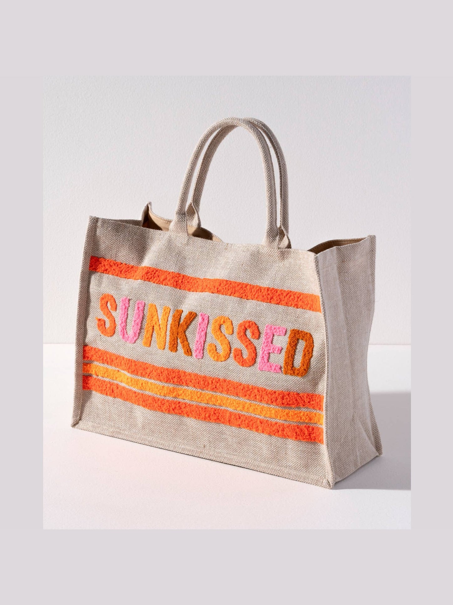 SUN KISSED BEACH BAG, NATURAL