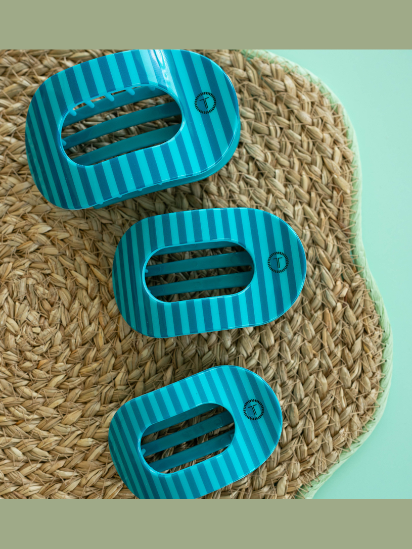 Splash Zone | Medium | Flat Round Hair Clip