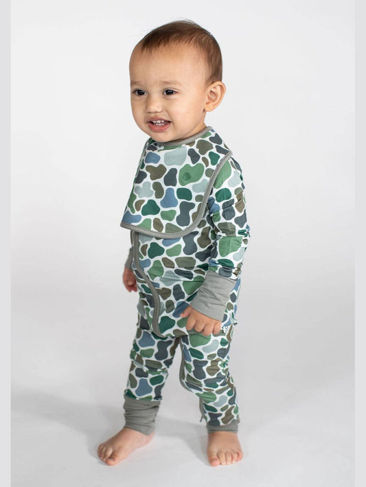 Pebble Camo - Zip Convertible PJs