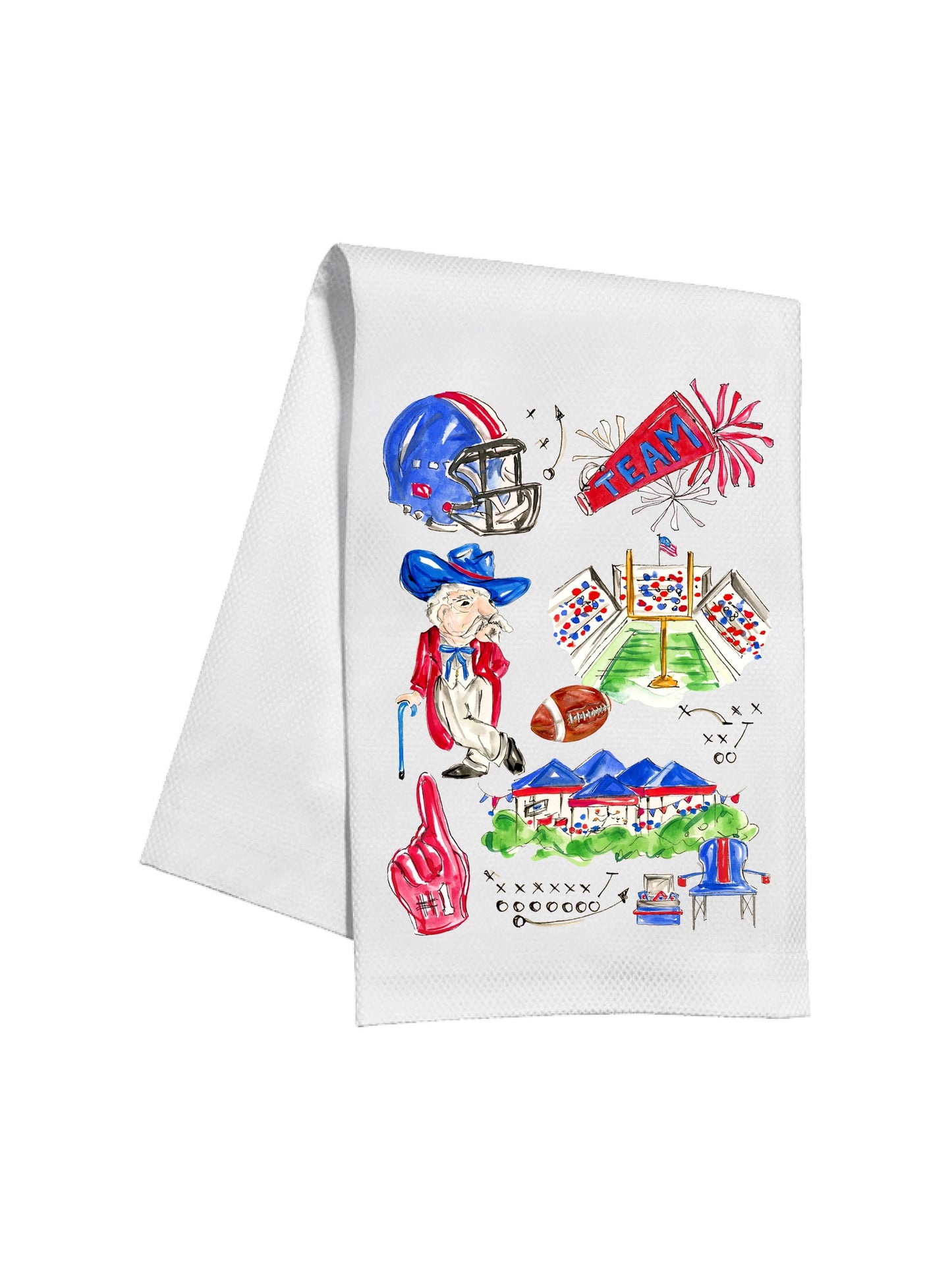 Ole Miss Football Kitchen Towel