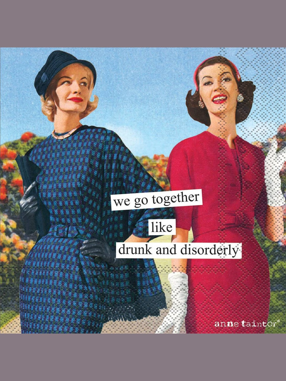 Paper Cocktail Napkins Pack of 20 Anne Taintor Disorderly