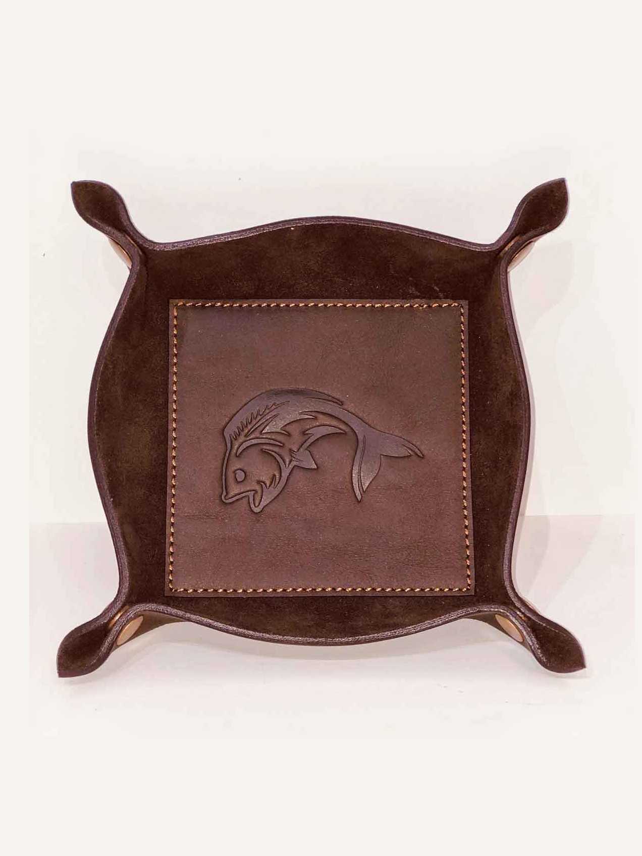 Fish Leather Embossed Tray
