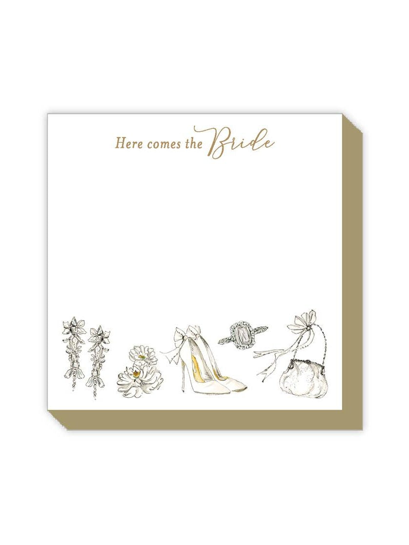 Here Comes the Bride Luxe Notepad