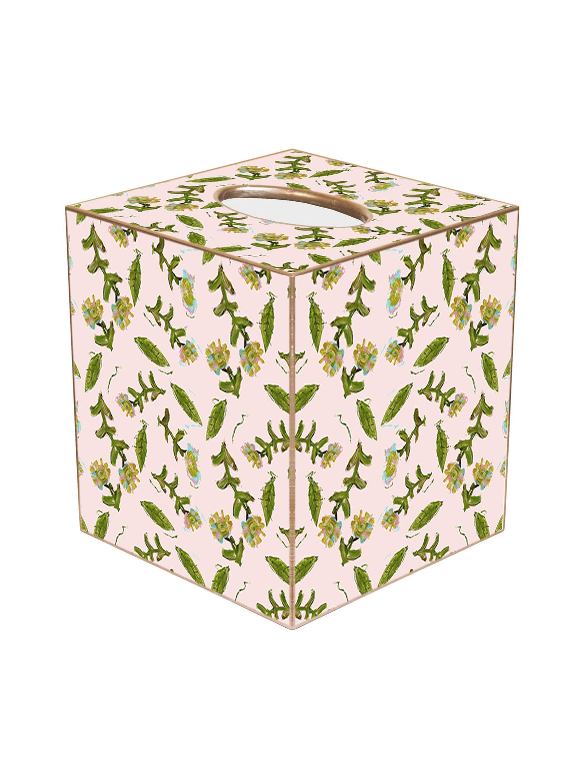 TB7833- Flor Rosa Laura Park Tissue Box