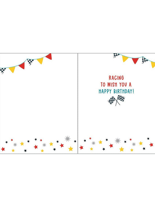 Birthday Greeting Card - Racetime