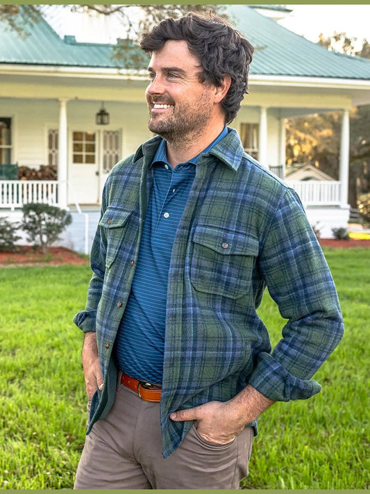 Sullivan Fireside Shirt Jacket - Mallard Green