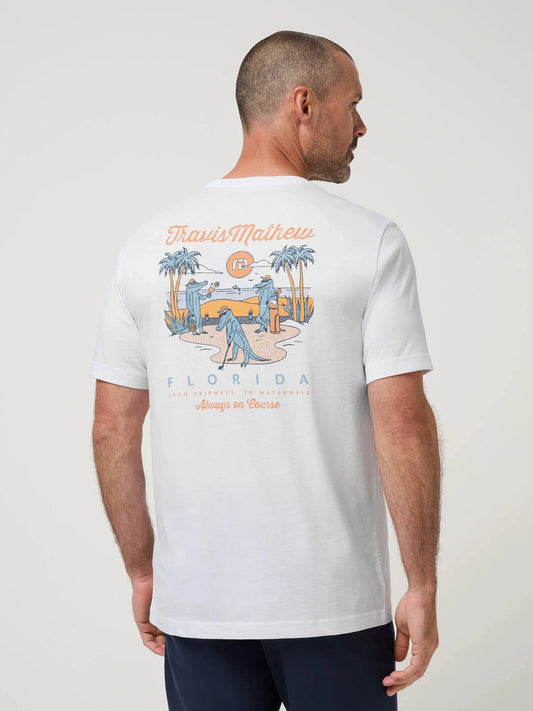 Gator land Tee - White