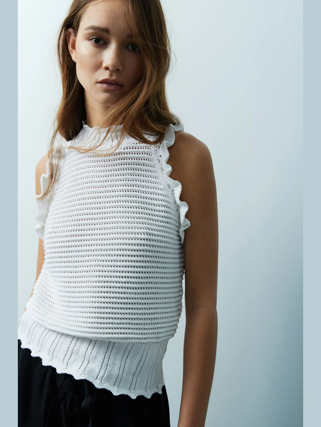 Rana Crochet Top - Handmade Halter in Stylish Yarn