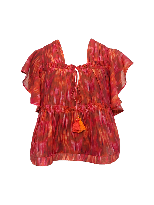 Hazzy Edda Flutter Top