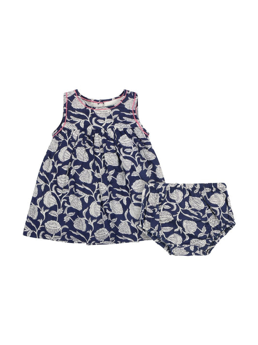 Blue Poppy Dress