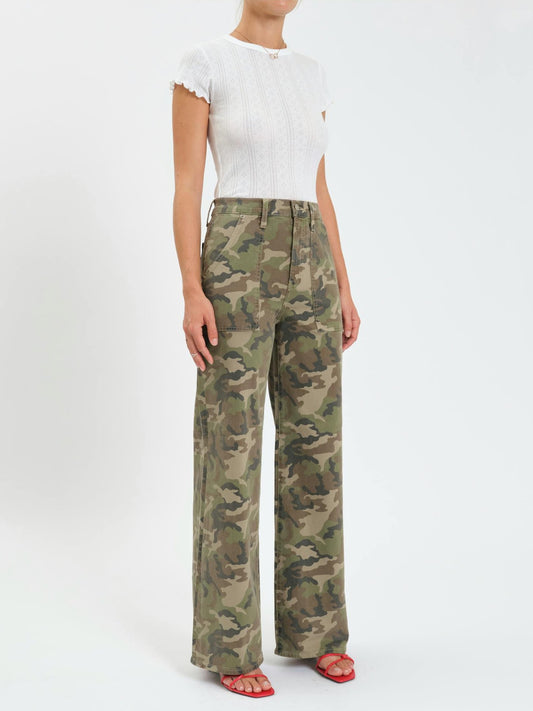 Far Out Patch Pocket Wide Leg - Hideaway