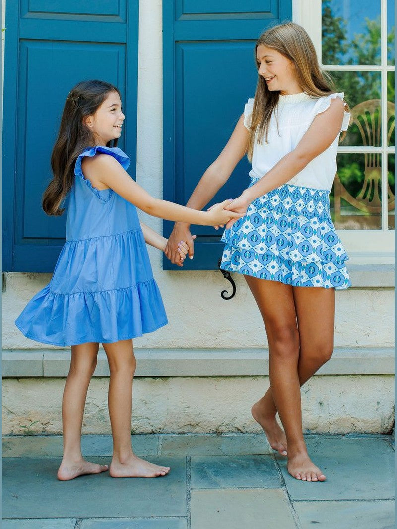 Scottie Skirt - Lapis Ikat