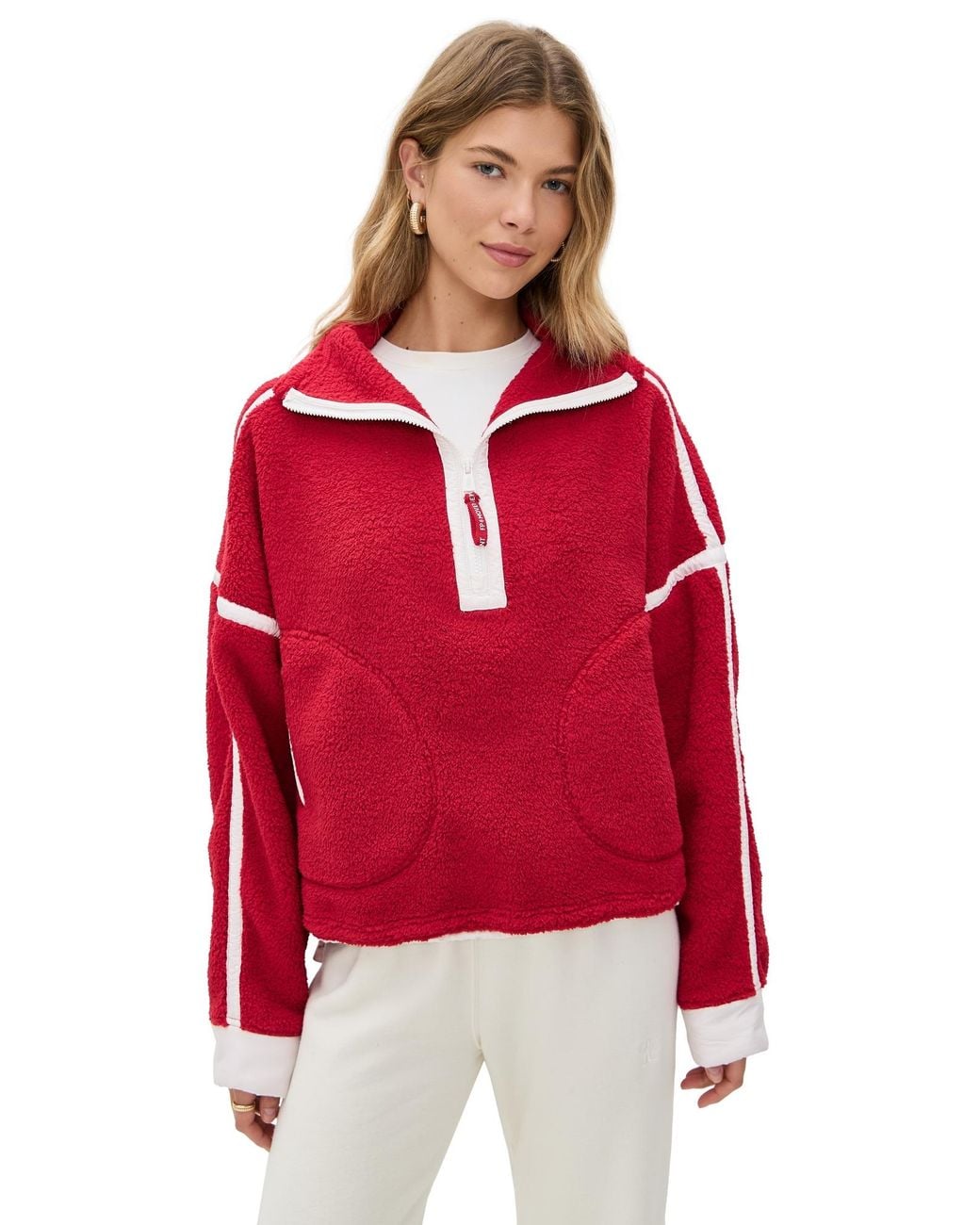 Mountain High Half Zip - Candy Apple