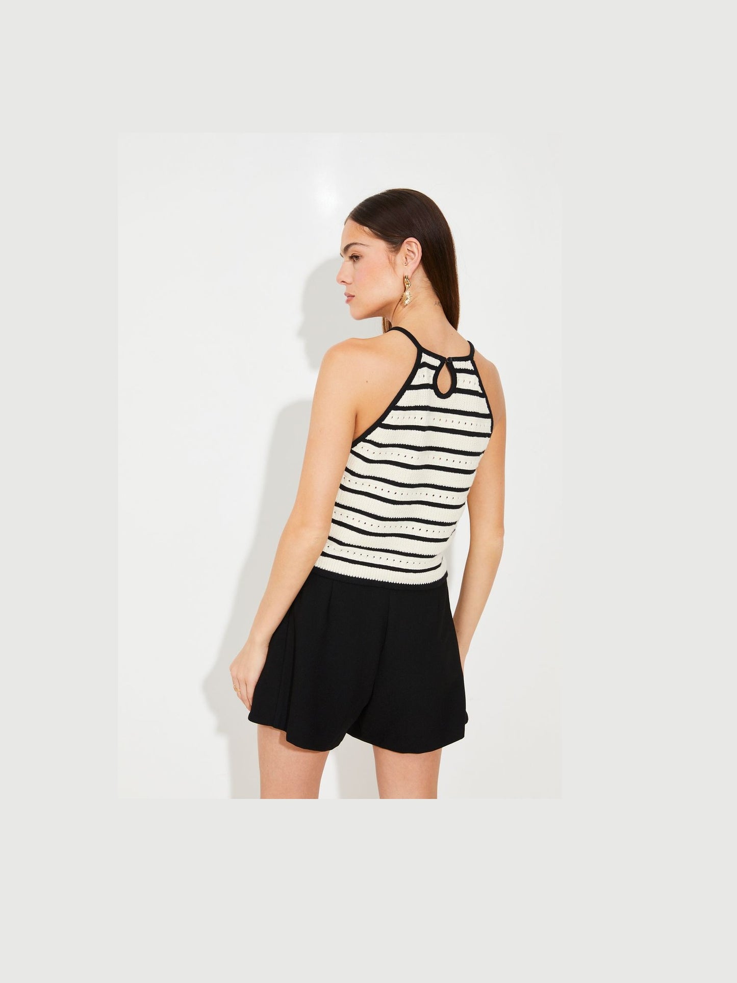Pull Pany Tank Sweater - Cream Stripe
