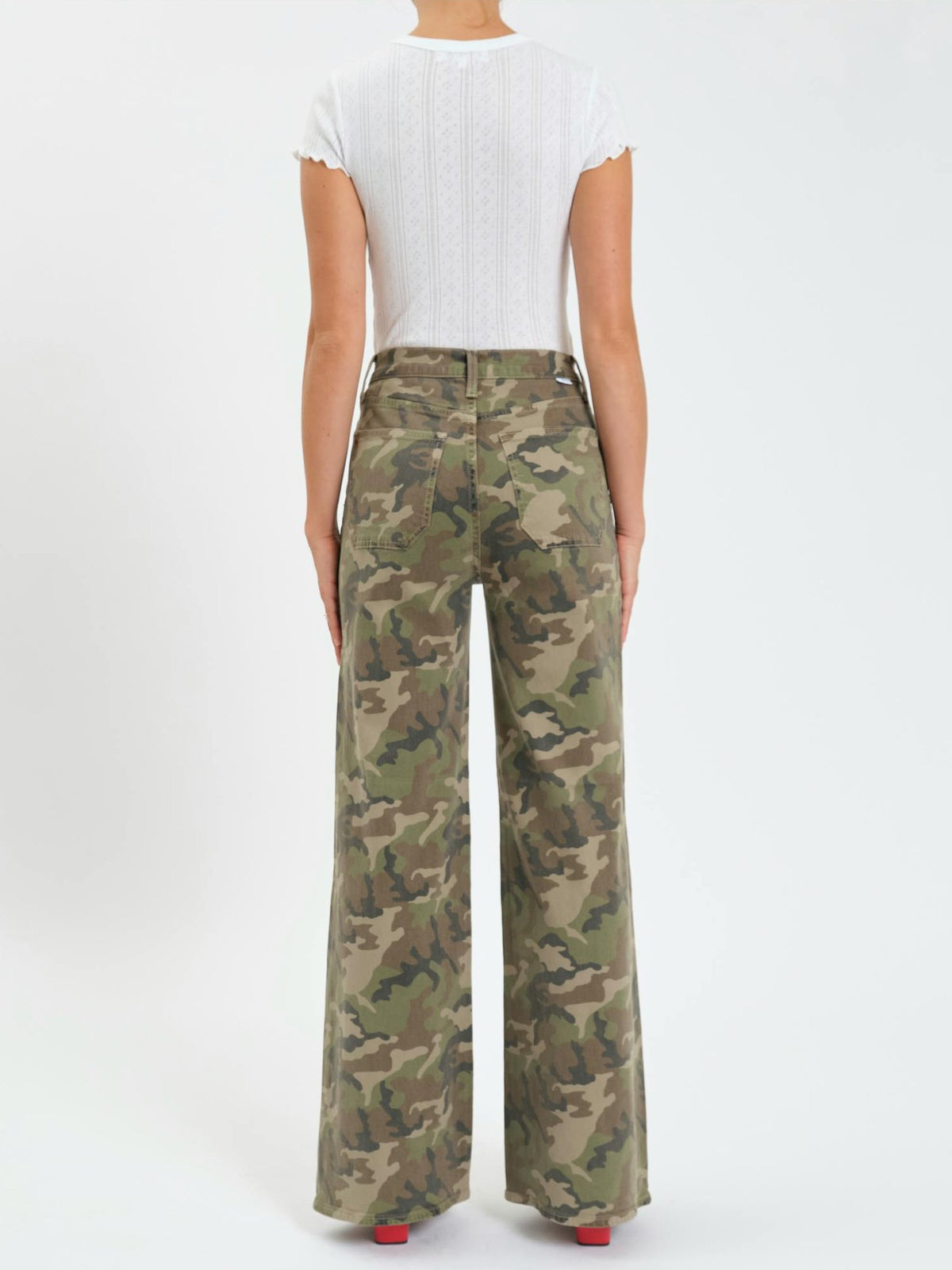 Far Out Patch Pocket Wide Leg - Hideaway
