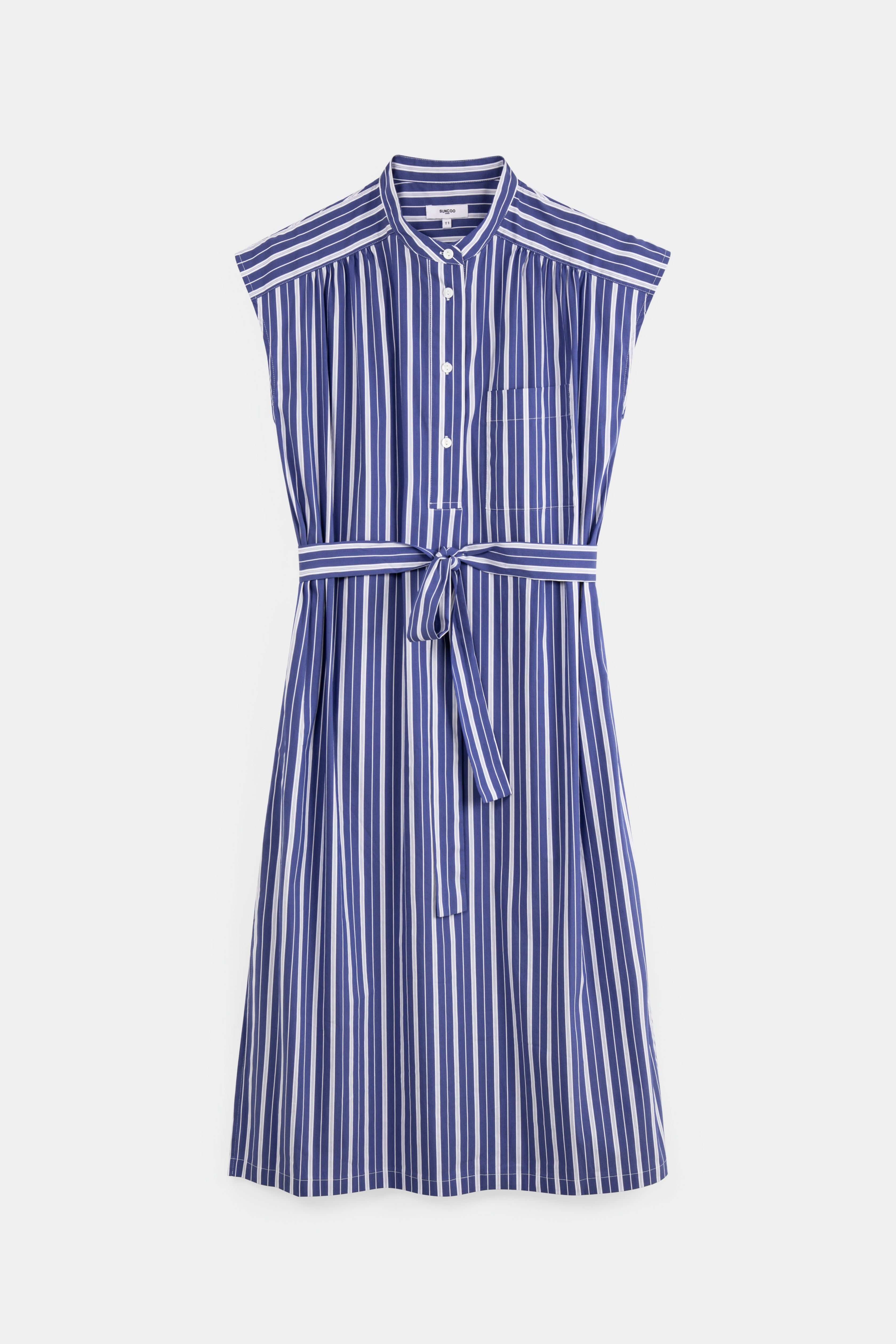 Cara Robe in Plumeti Blue