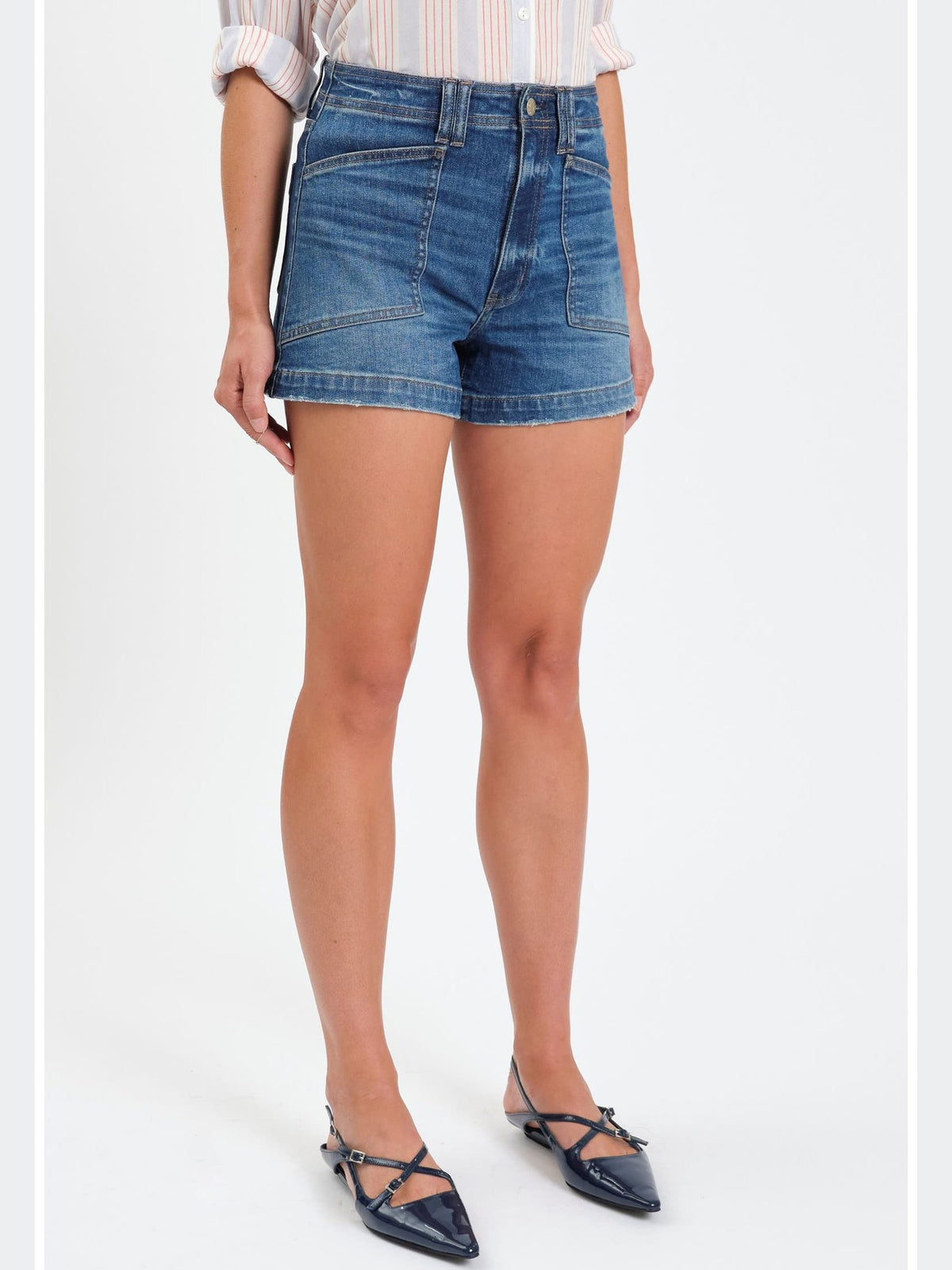 Valley Girl Short High Rise Short - Manhattan
