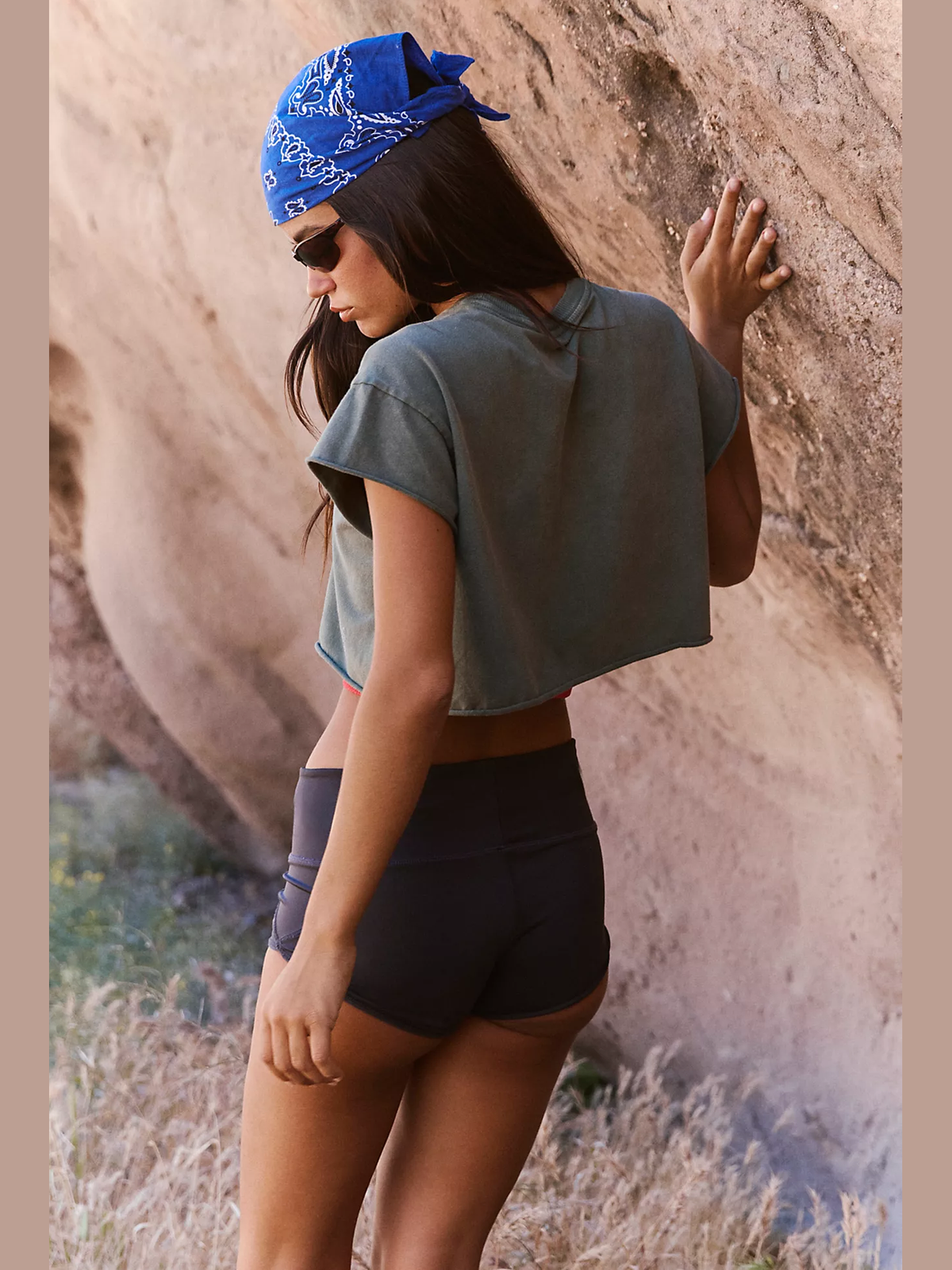 Hot Shot Cropped Tee - Ivy