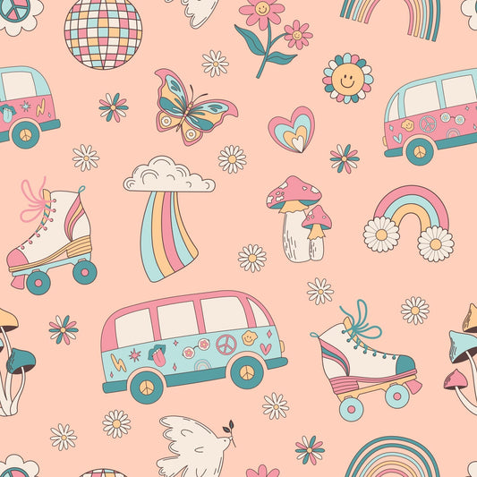 Groovy Skates Ruffle Dress & Bloomer