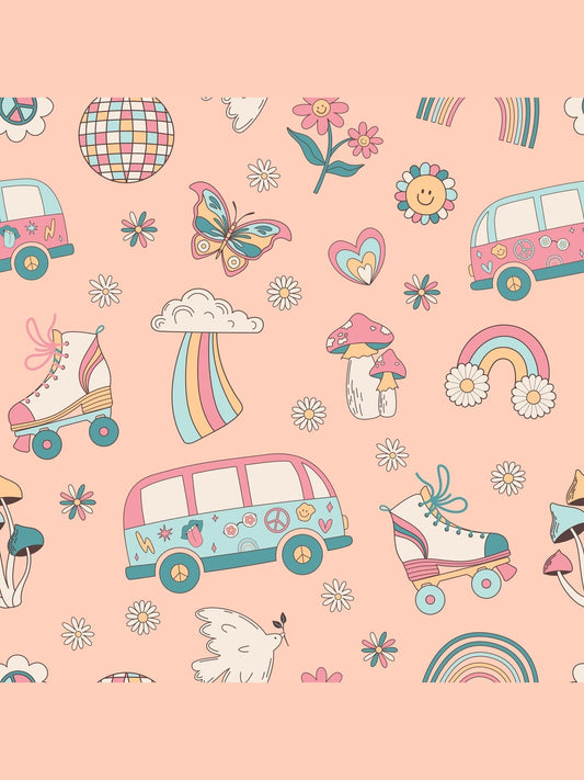 Groovy Skates Ruffle Dress & Bloomer