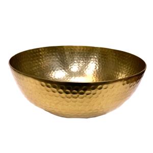 Gold Hammered Bowl