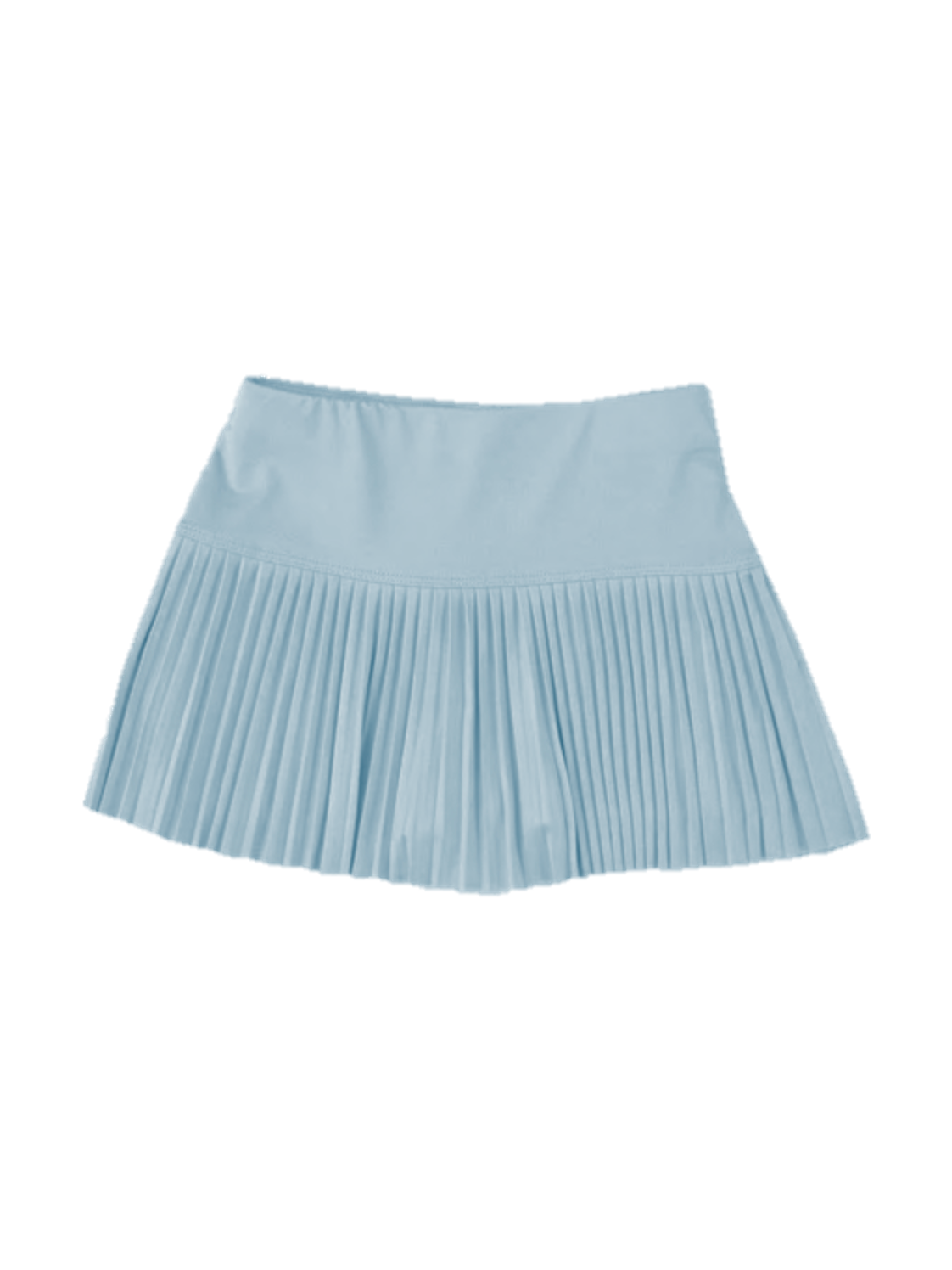 Pleated Skort - Chambray Blue