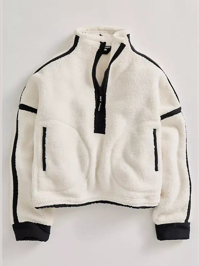 Mountain High Half Zip - White / Black Combo