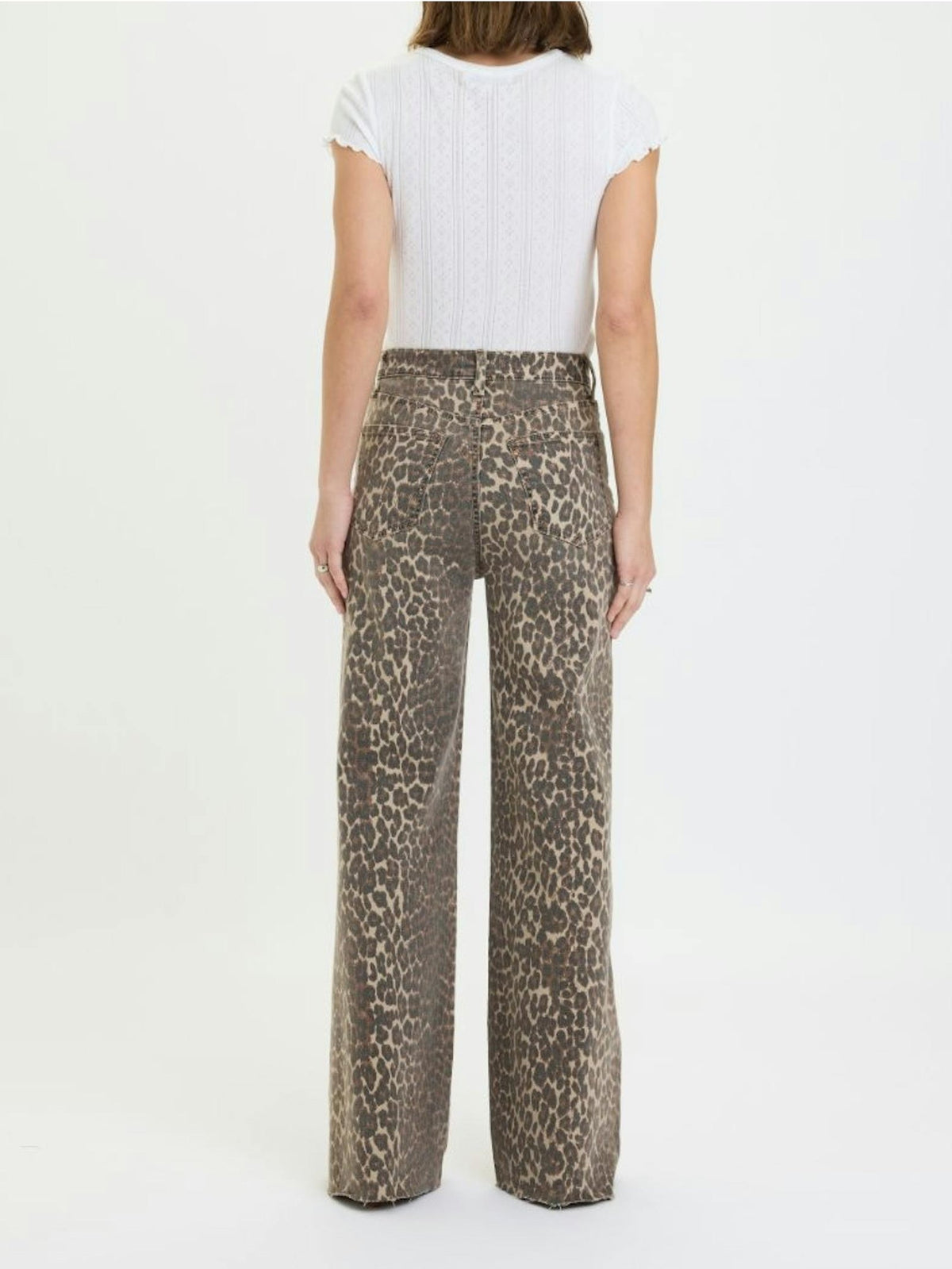 Far Out Wide Leg Jeans - Cool Cat