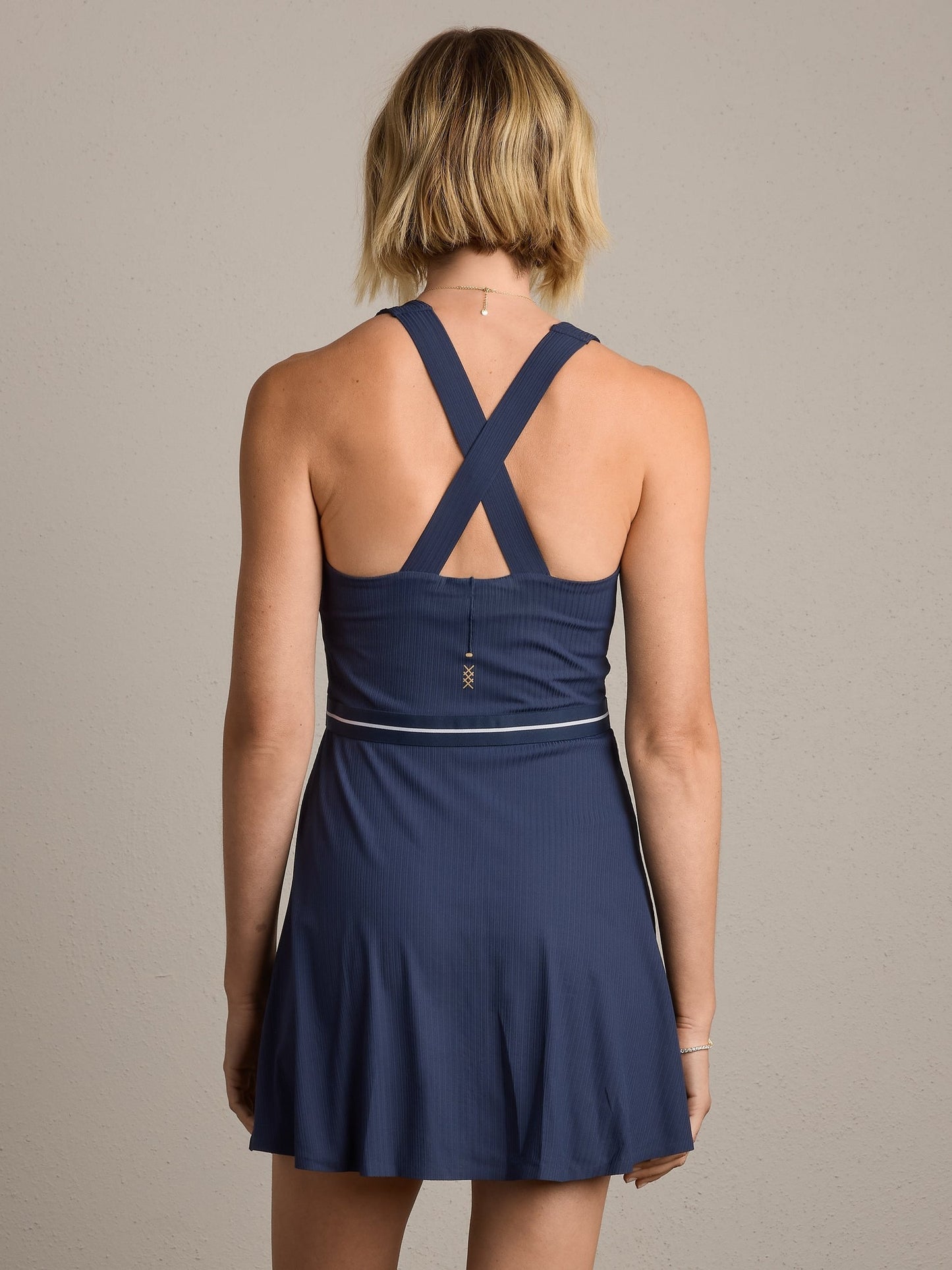 Lightspeed Court Dress - Navy Blue