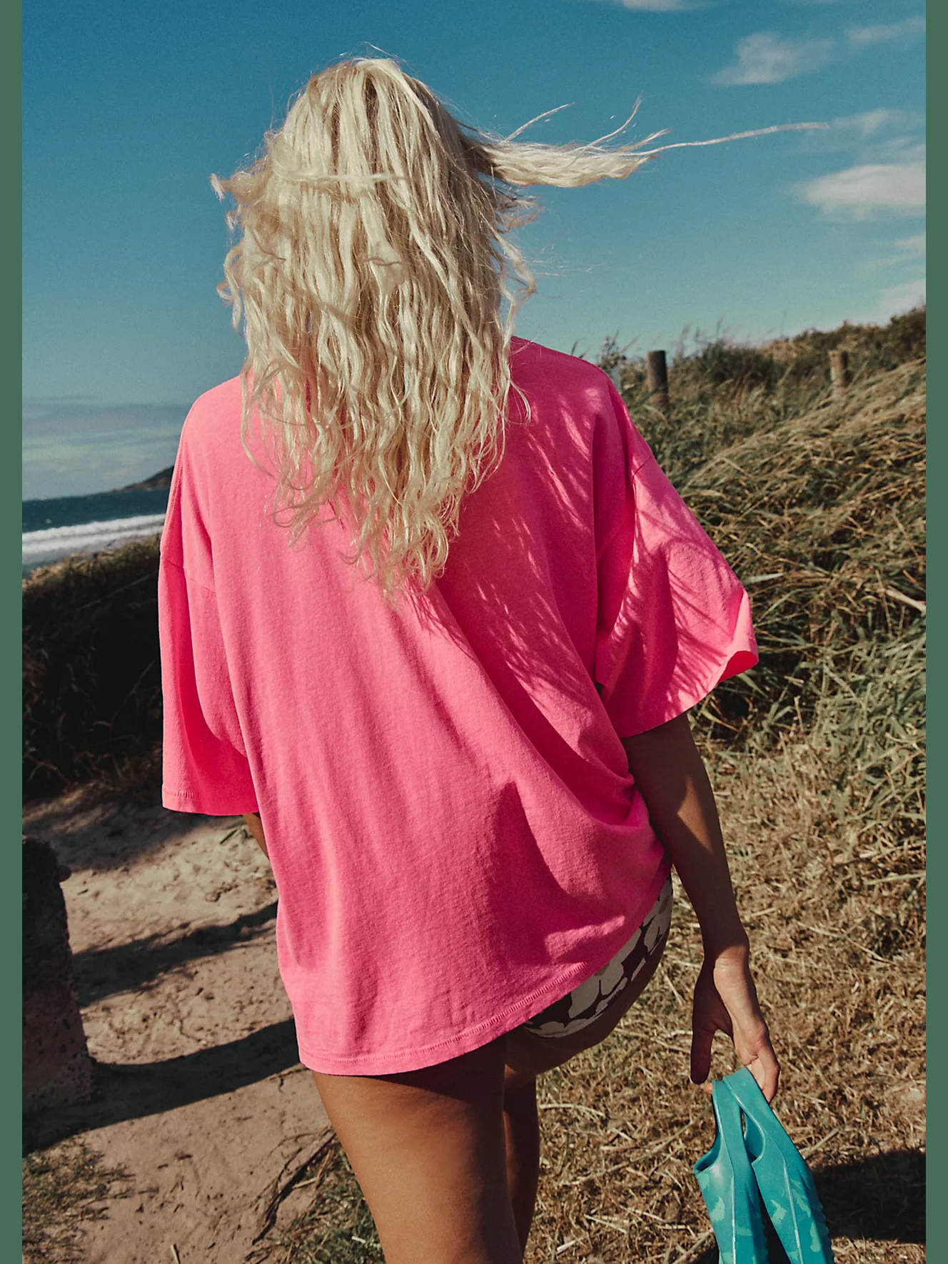 Tackle Tee - Hot Pink