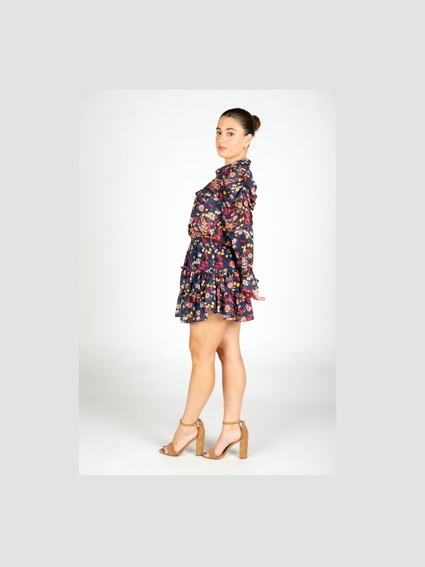 Holiday Floral Dress