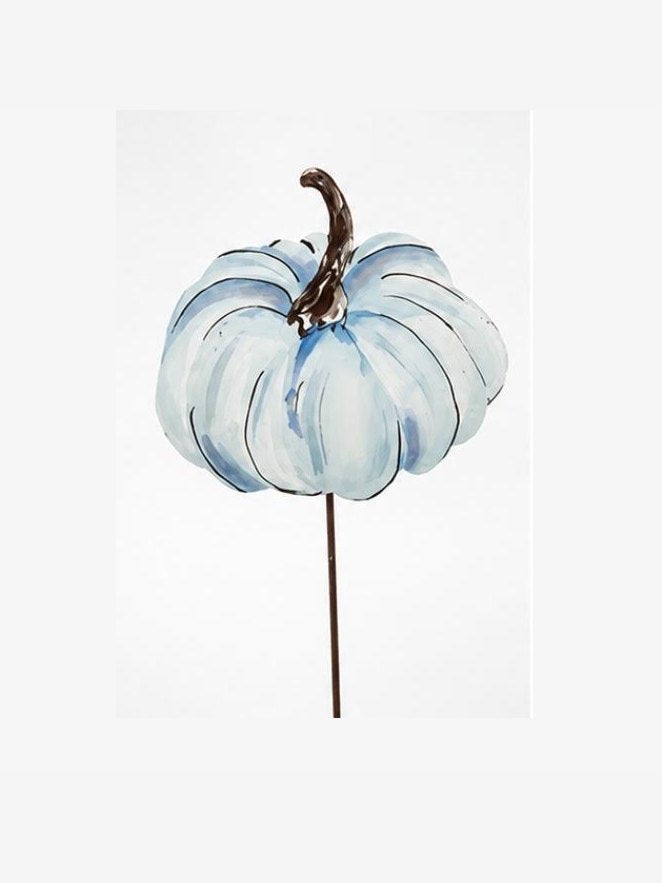 Blue Pumpkin Yard Stake