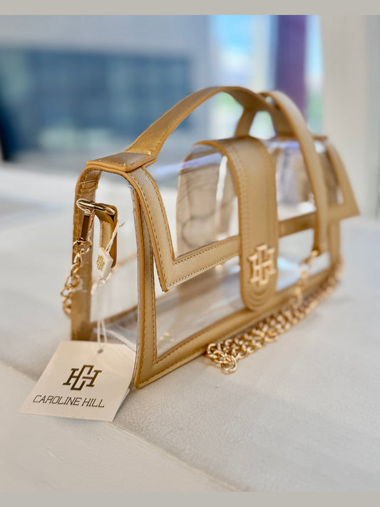 Grace Clear Bag - Gold