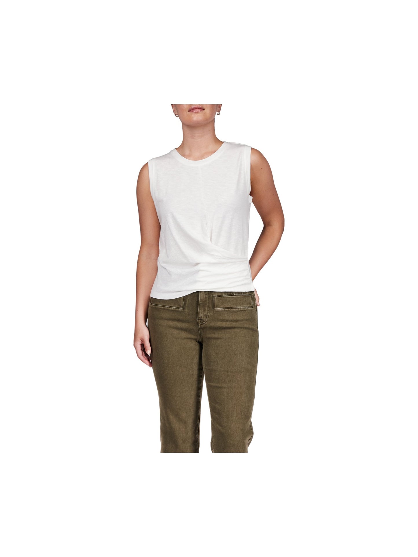 Draped Tank - White