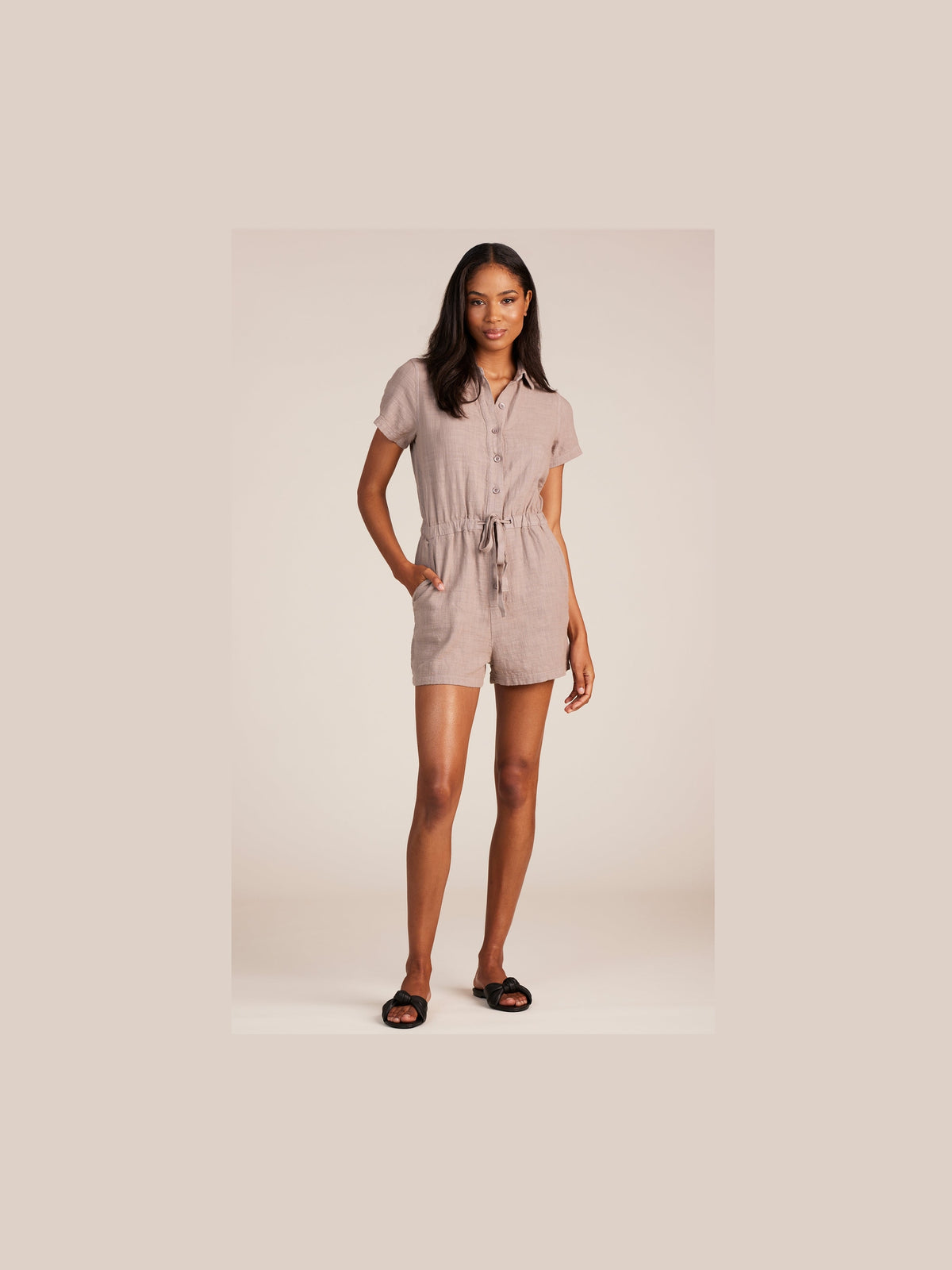Water Short Sleeve Romper