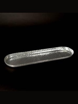 Silver Hammered Serving Tray