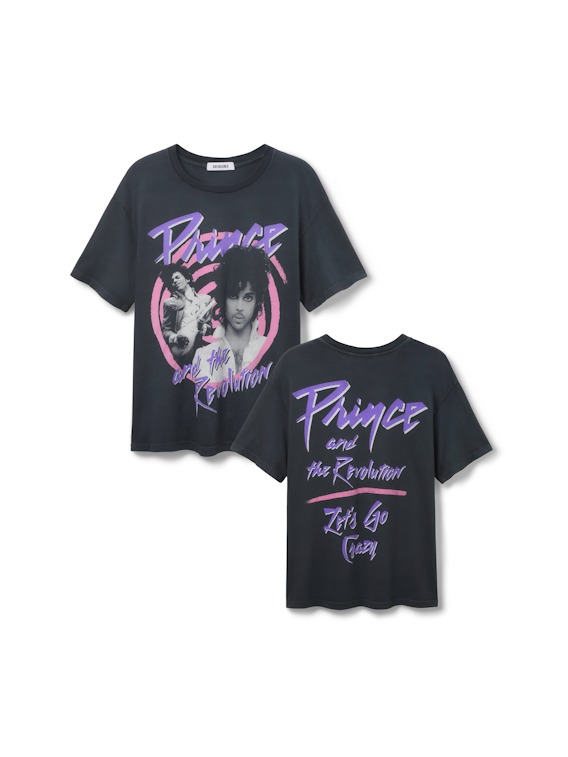 Prince Lets Go Crazy Boyfriend Tee