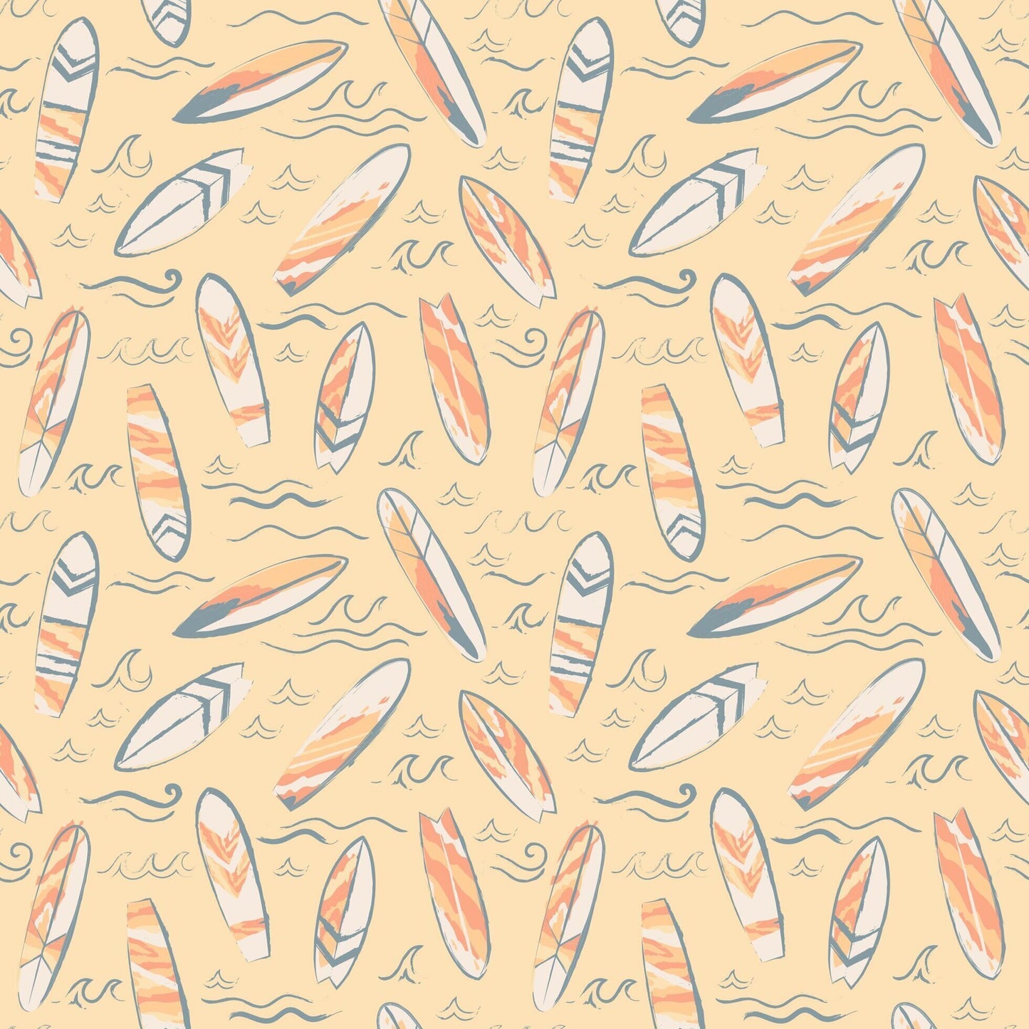 Sunset Surf Zipper Footie